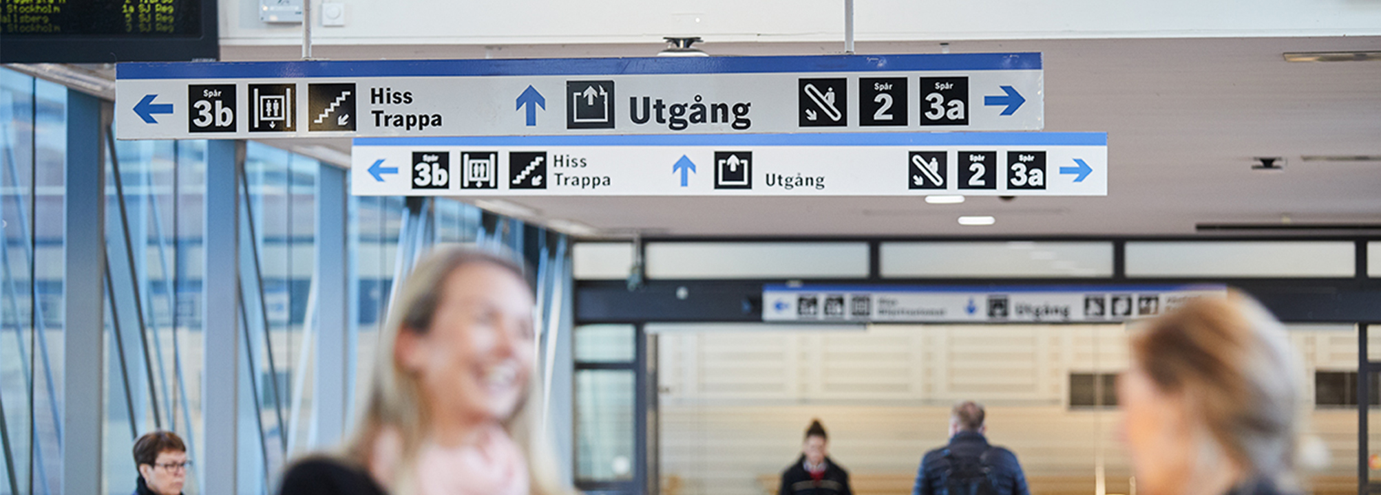 Tågstation.