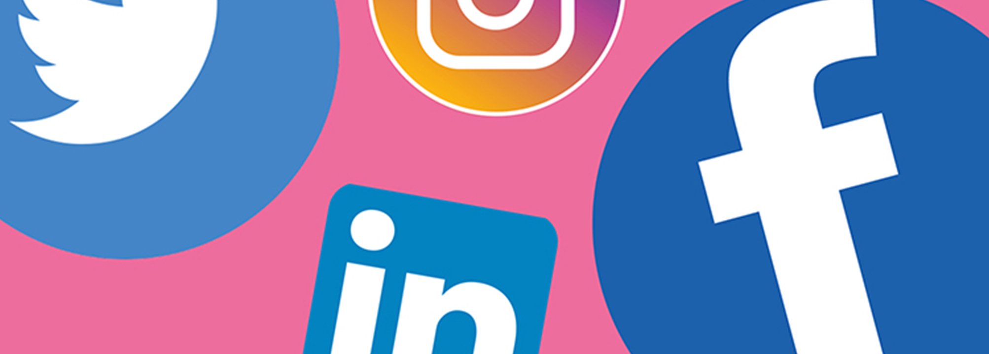 Ikoner för några sociala medier