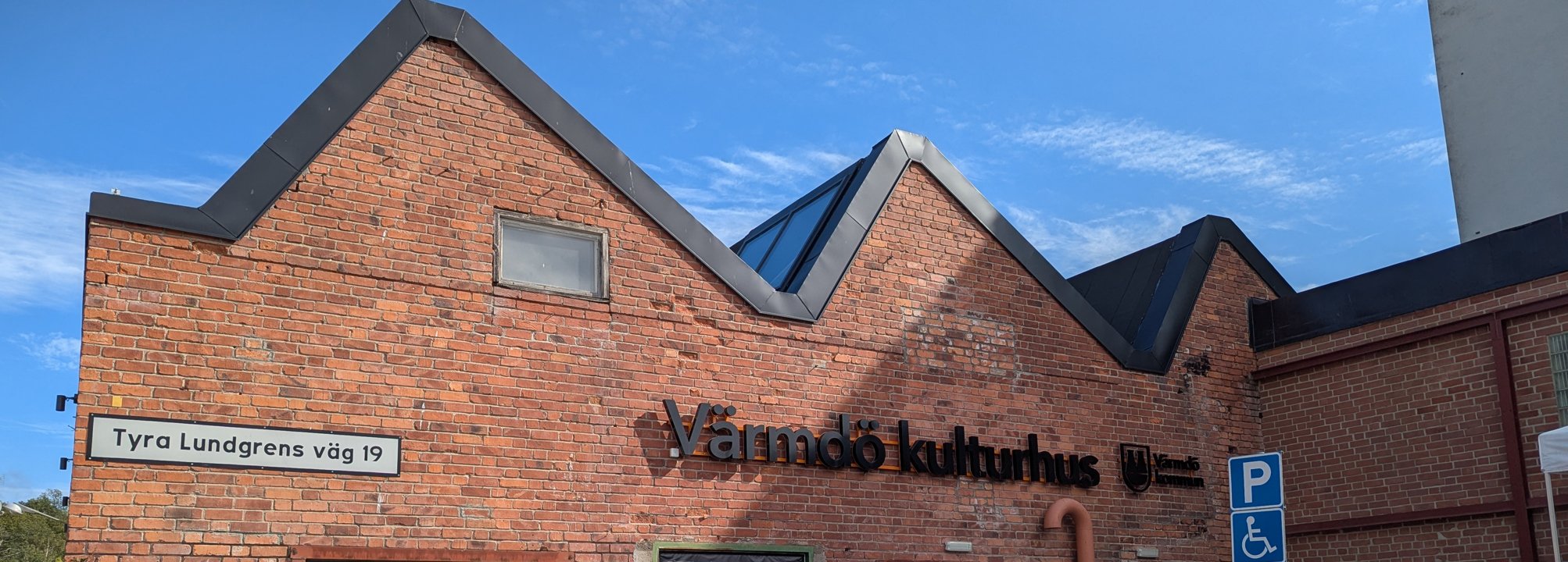 Värmdös nya kulturhus ligger i Gustavsbergs hamnområde.